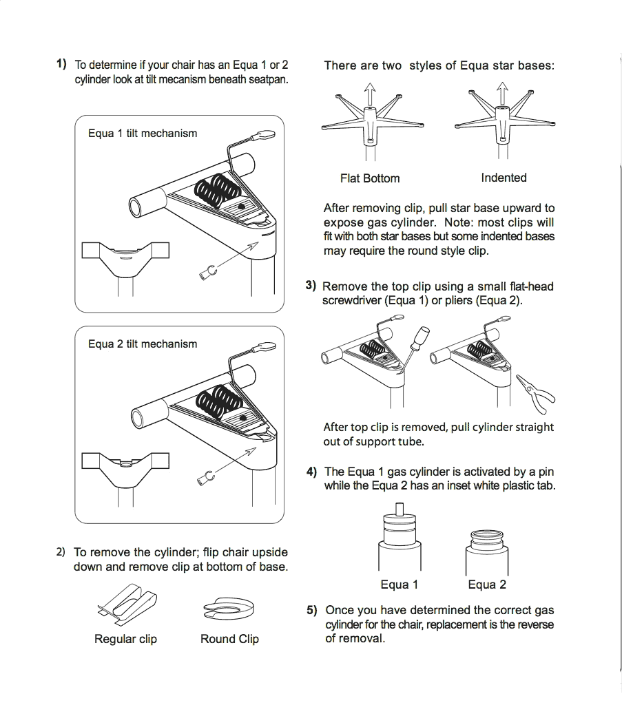 Steelcase chair maintenance manual