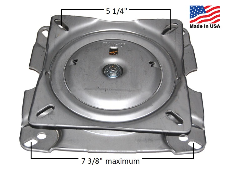 PLUM FITTINGS 1-1/4" Square Adjustable Swivel Ball Bracket – Die Cast Aluminum (SWB-114-BLACK)