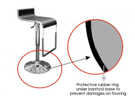 Stool bottom protector ring