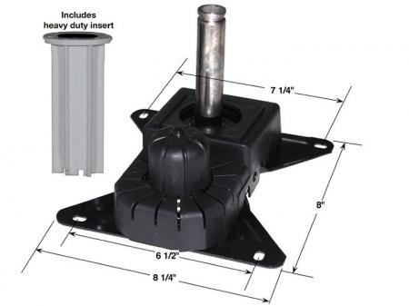 Chromcraft Tilter Kitchen Swivel w/ Heavy Duty Insert