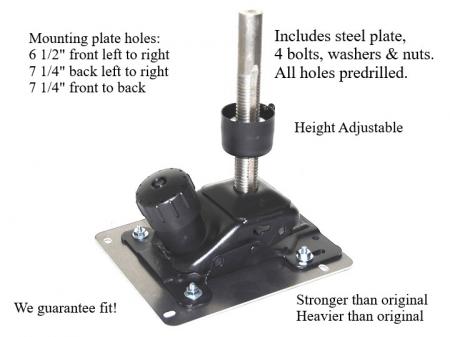 Swivel & Tilt Mechanism, Height Adjustable